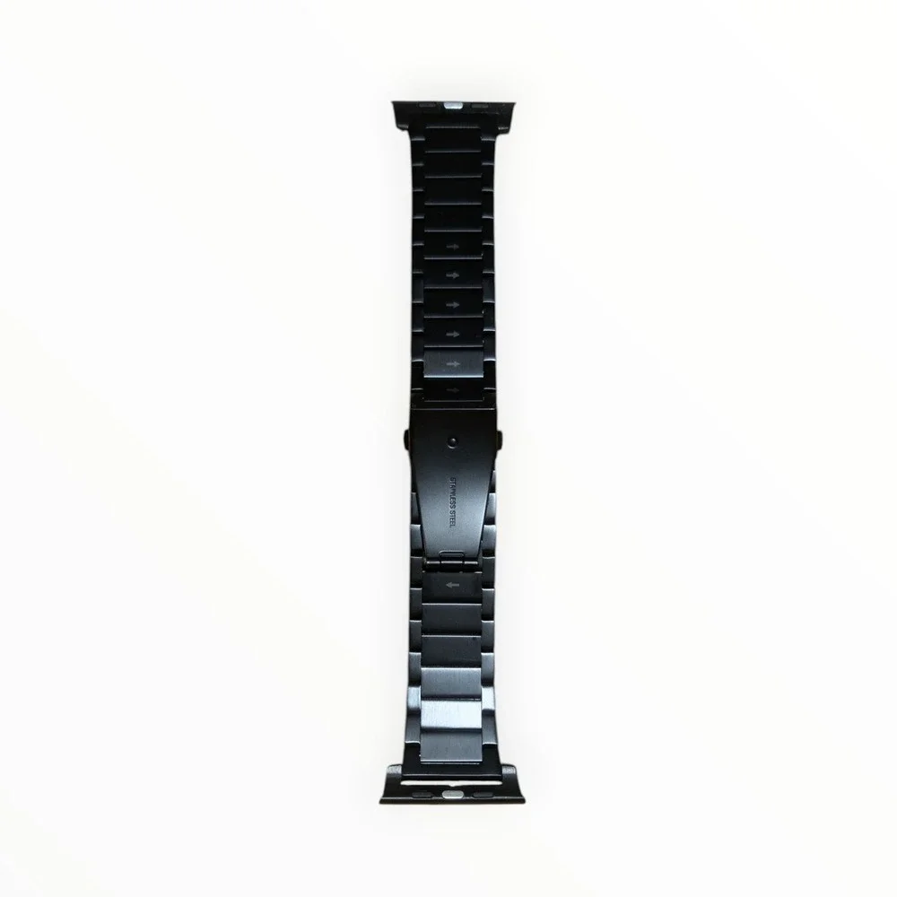 Oo8-U‎ NOMAD Stainless Steel Apple Watch Band 46mm - BLACK (Used Slight Scuffing